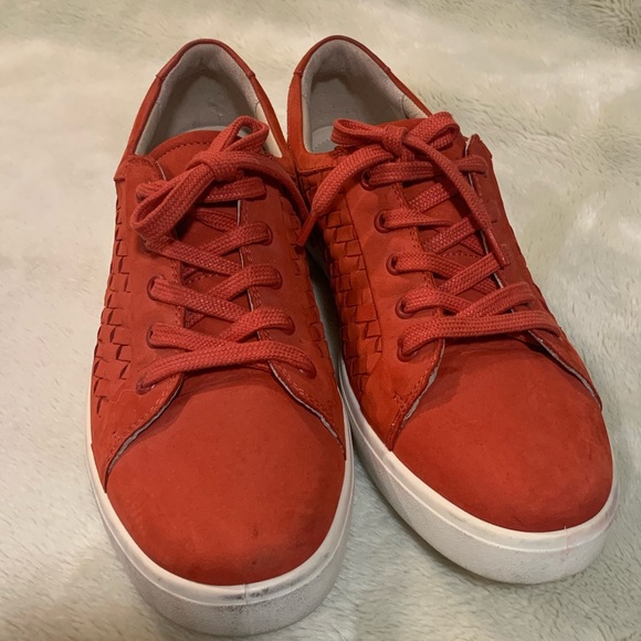 Hotter “Brooke” red leather sneakers size 11 - Picture 6 of 8